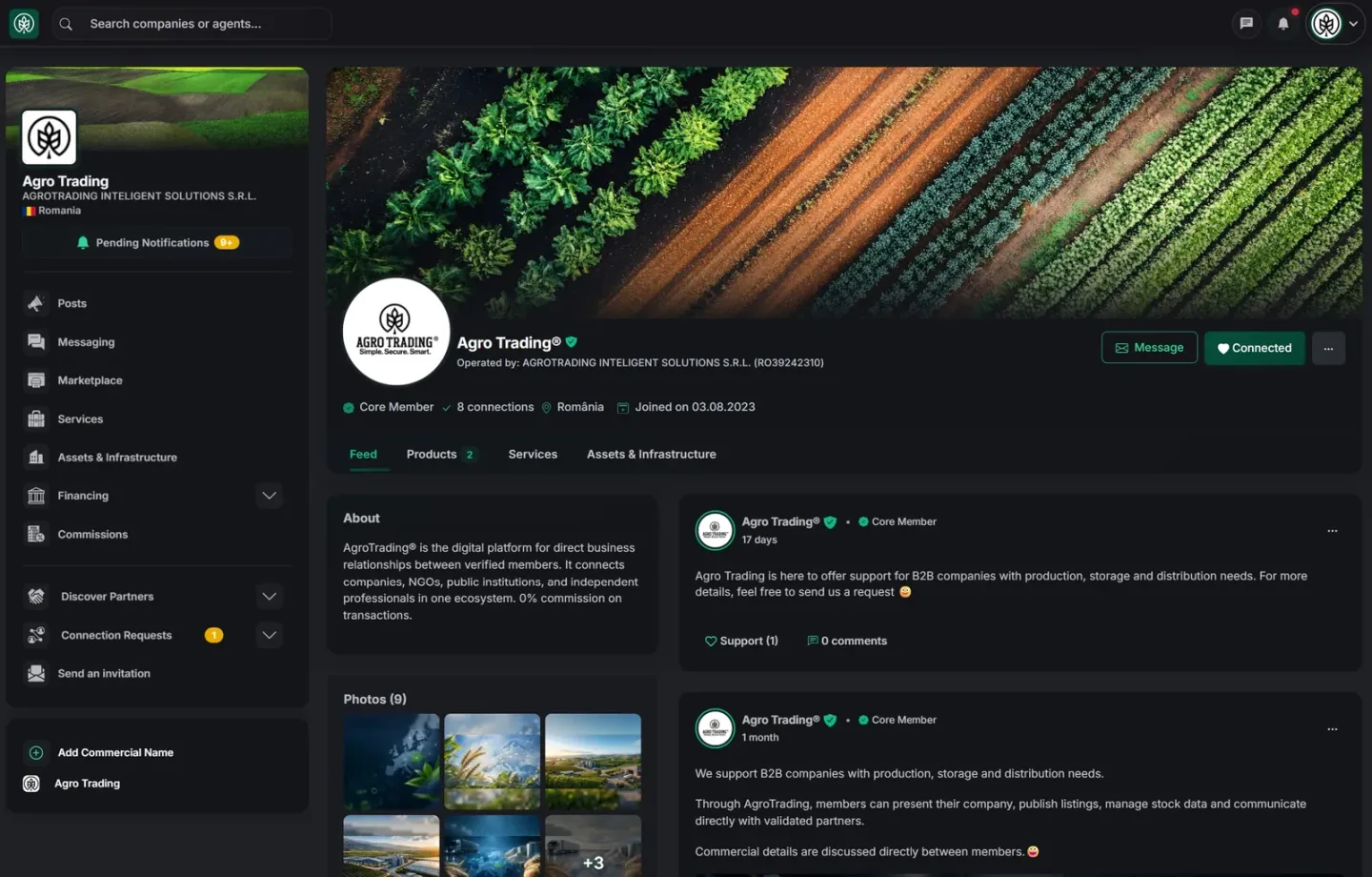 AgroTrading Funktionen